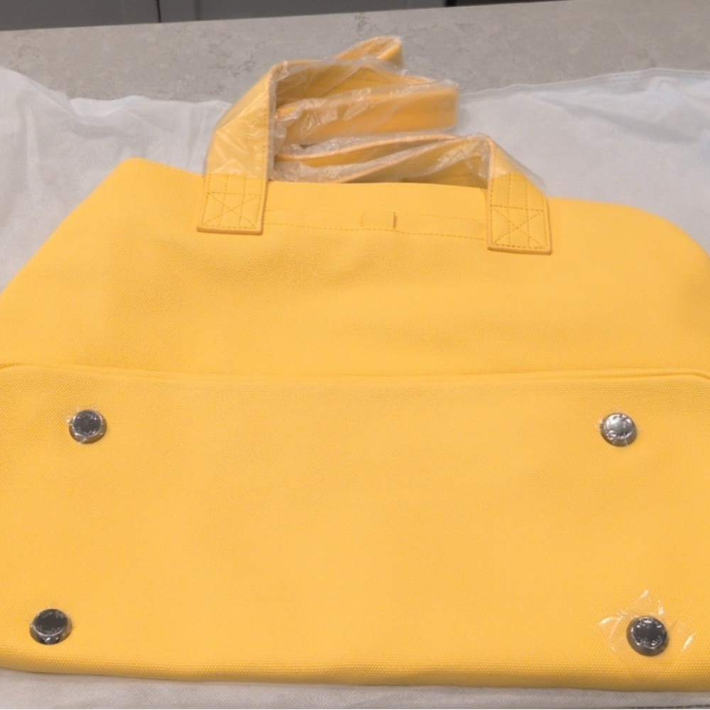 LUG Matte Luxe VL Tempo Tote Bag Yellow - Picture 3 of 6